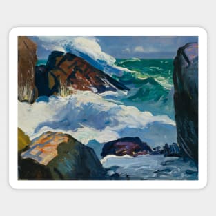 Sunlit Surf by George Bellows Magnet